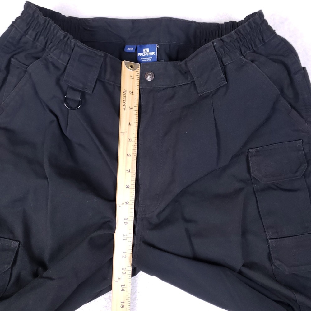 Propper Tactical Cargo Pants Mens 38x30 Black Utility Workwear Gorpcore Techwear - Picture 4 of 11